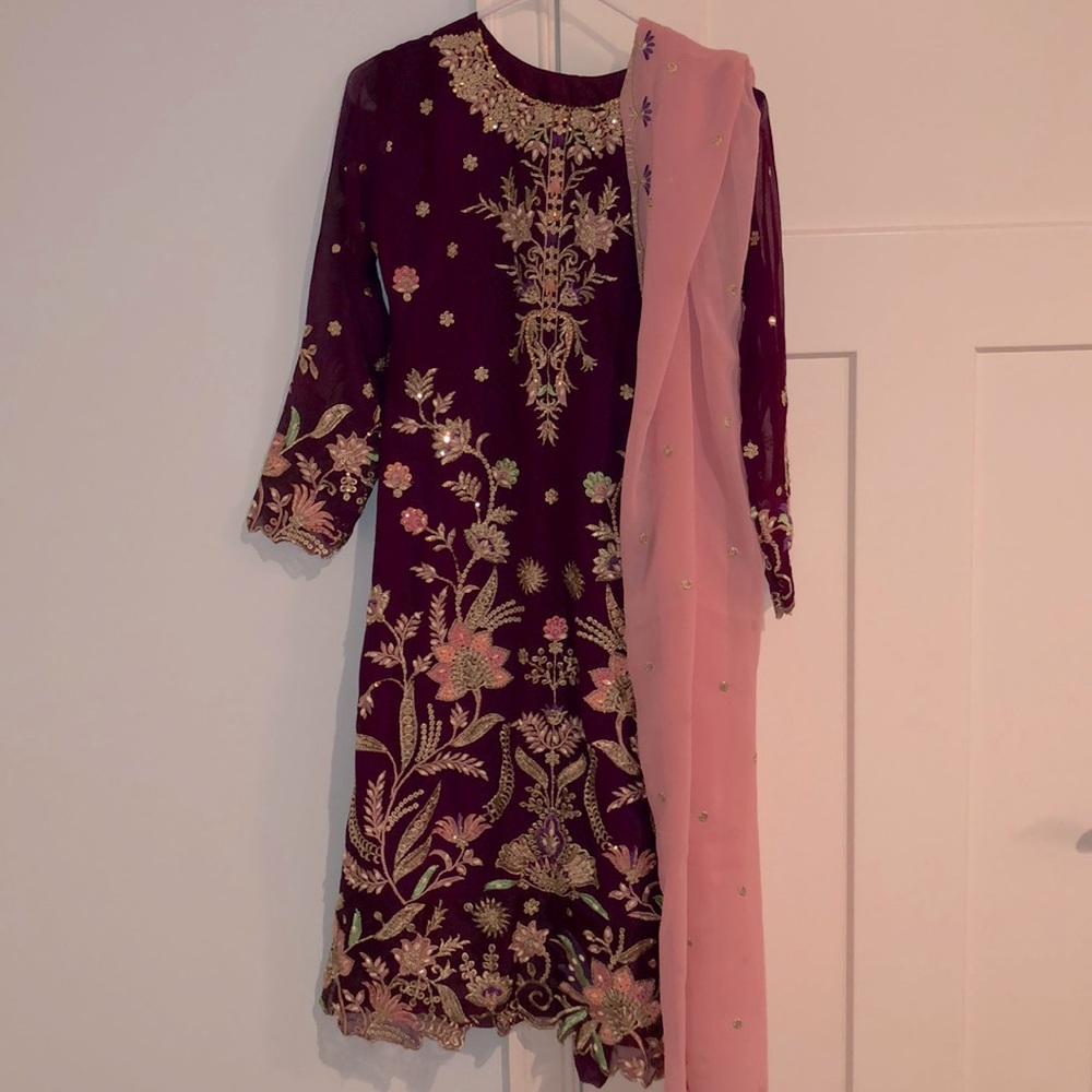 Purple Festival Party Wear Designer Salwar Kameez